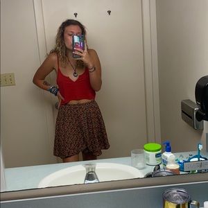 Brandy Melville floral skirt flower beautiful flow